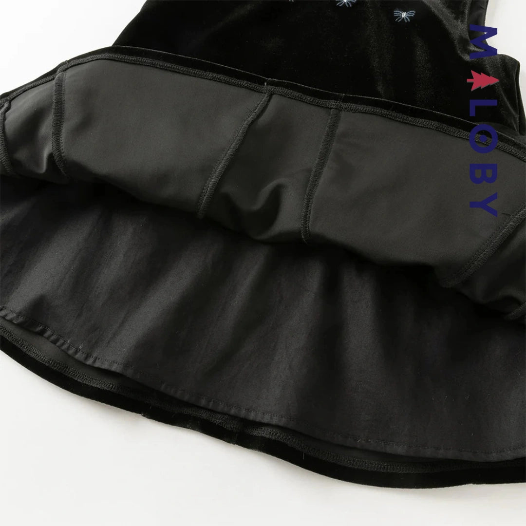Ensemble cérémonie Robe +chemise enfant fille -Noir -robes et ensembles pour filles, bébés et garcons - MALOBY