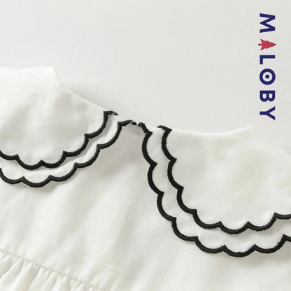 Ensemble cérémonie Robe +chemise enfant fille -Noir -robes et ensembles pour filles, bébés et garcons - MALOBY