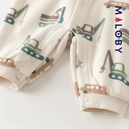 Combinaison longue à capuche motif imprimée