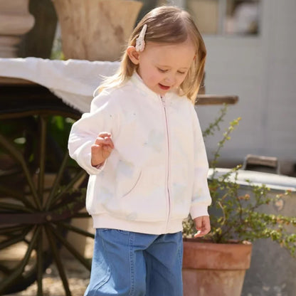 Sweat Polaire à Fermeture Éclair enfant fille -3 Motifs