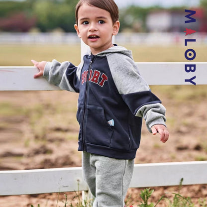 Ensemble sport 2 pièces enfant garçon-Marine -robes et ensembles pour filles, bébés et garcons - MALOBY