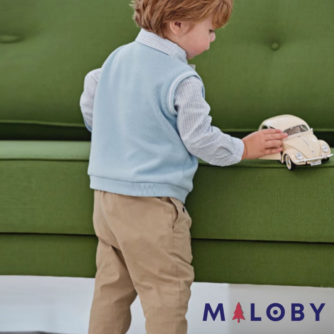 Ensemble habillé chemise+pantalon+noeud - Garçon -robes et ensembles pour filles, bébés et garcons - MALOBY