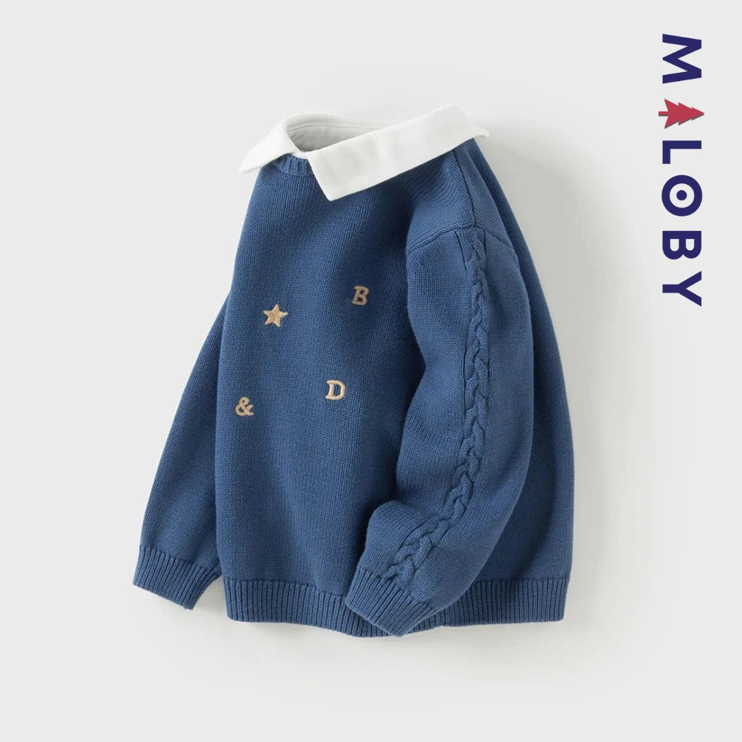 Ensemble habillé 2 pièces enfant garçon - Bleu