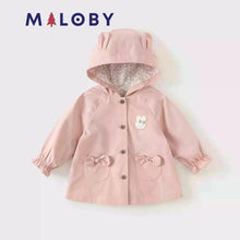 Charger l&#39;image dans la galerie, Parka doublée à capuche - Fille -robes et ensembles pour filles, bébés et garcons - MALOBY
