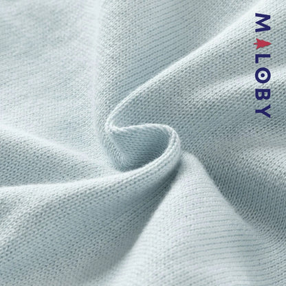 Robe en maille et en tulle effet 2 en 1 enfant fille - Bleu ciel