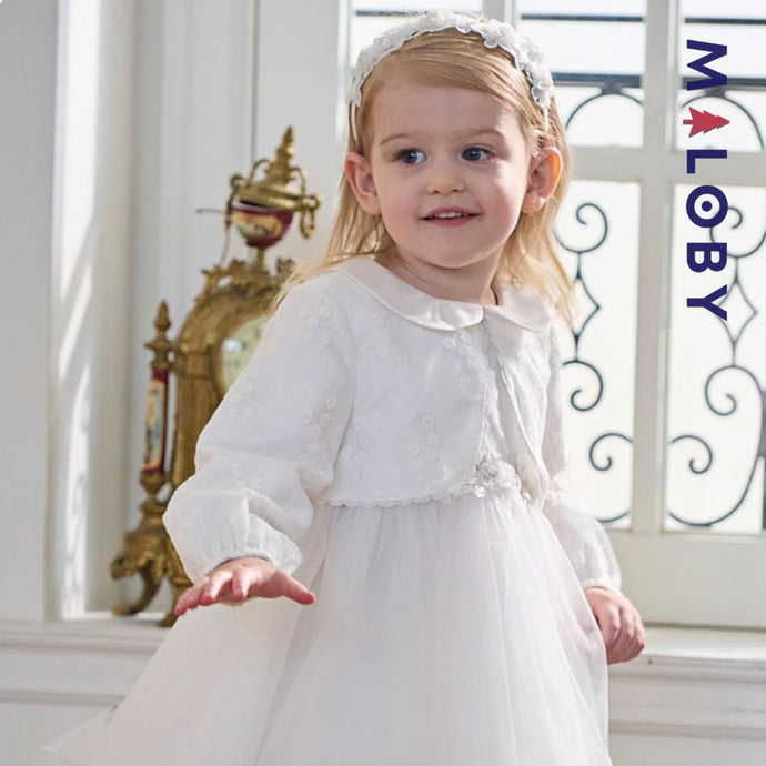 Robe princesse en dentelle + Bandeau - Beige -robes et ensembles pour filles, bébés et garcons - MALOBY