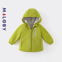 Charger l&#39;image dans la galerie, Parka à capuche enfant garçon- Vert -robes et ensembles pour filles, bébés et garcons - MALOBY
