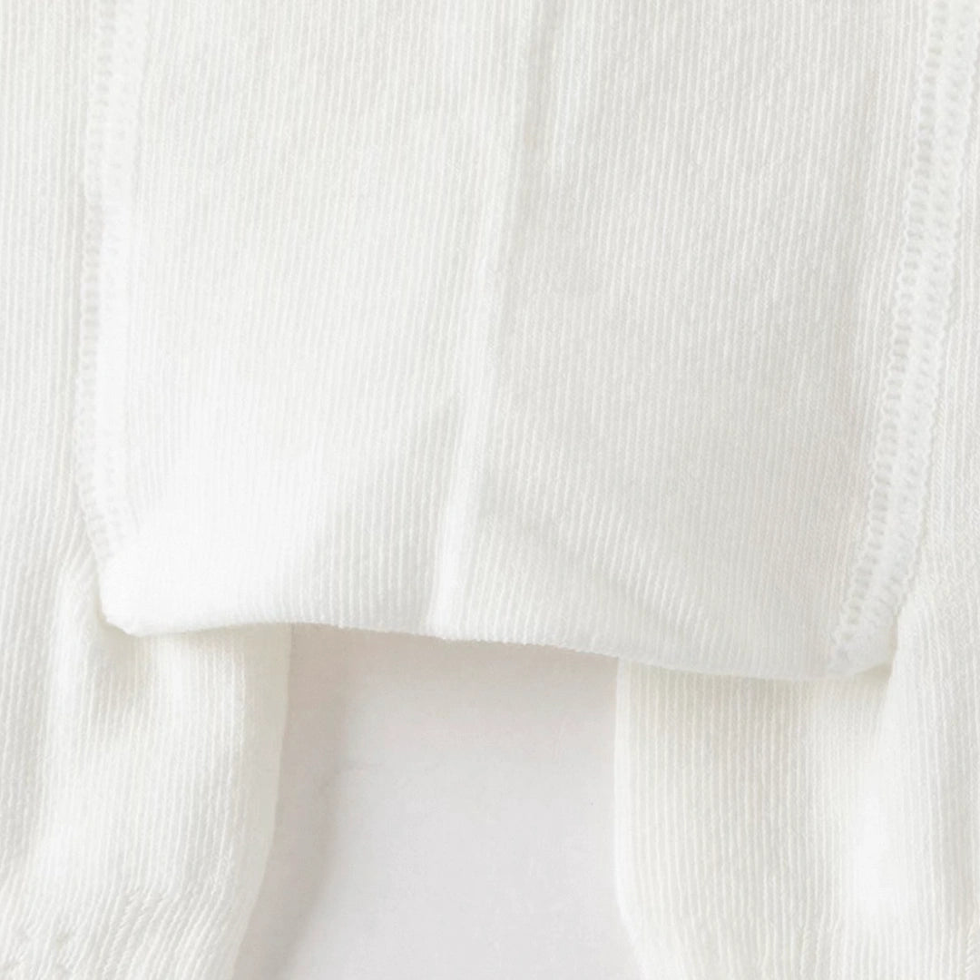 Collants fins motif papillon enfant fille blanc et rose, vêtement enfant maroc - MALOBY