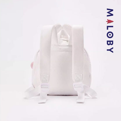 Sac à dos maternelle enfant fille - Blanc/rose