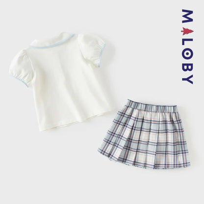 Ensemble  d'été Jupon+chemise enfant fille -Rose