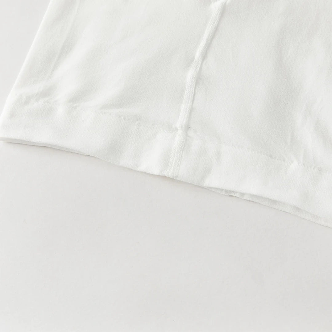Collants fins à doubles nœuds enfant fille blanc, vêtement enfant maroc - MALOBY
