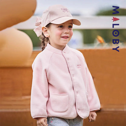 Casquette nœud fantaisie enfant fille -rose