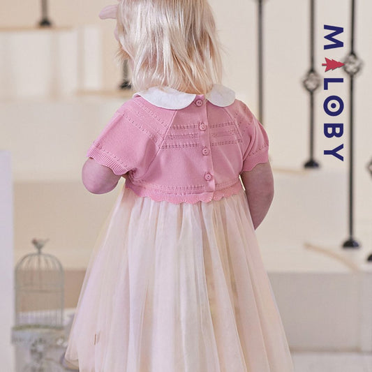 Robe à volants brodée - Fille -robes et ensembles pour filles, bébés et garcons - MALOBY