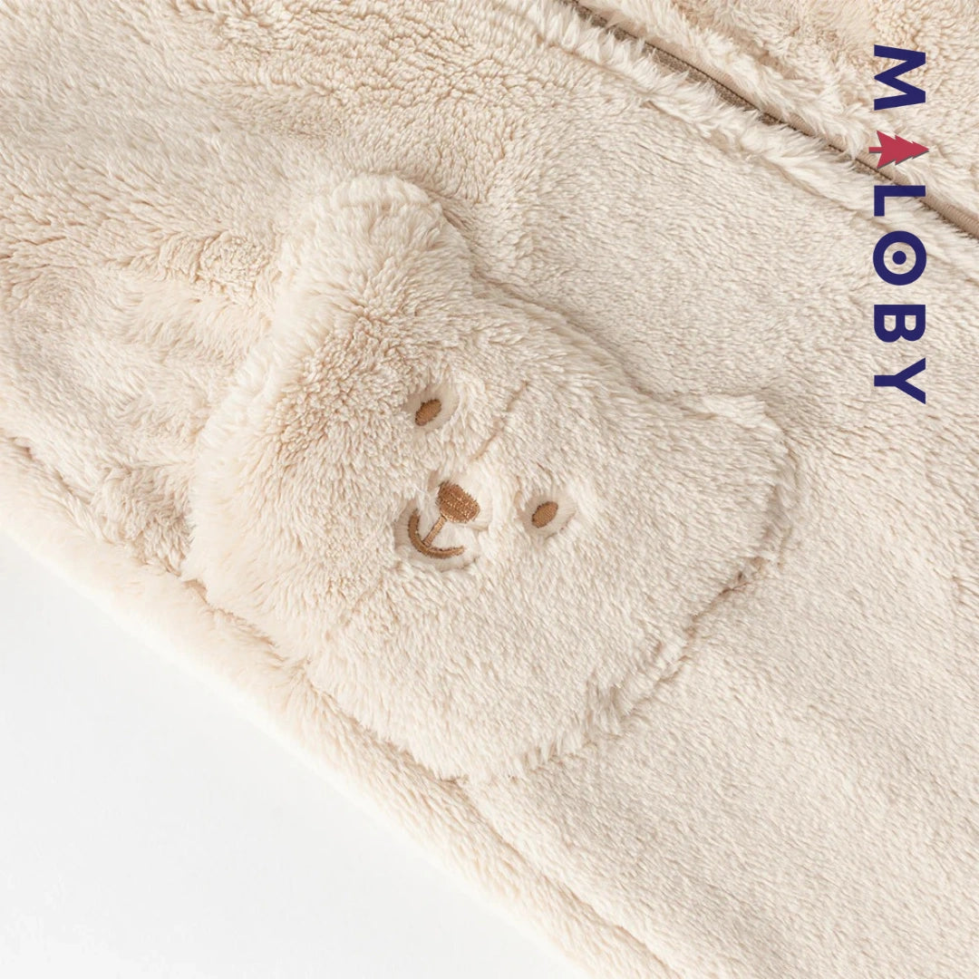 Grenouillère antibactérienne bébé garçon- Beige