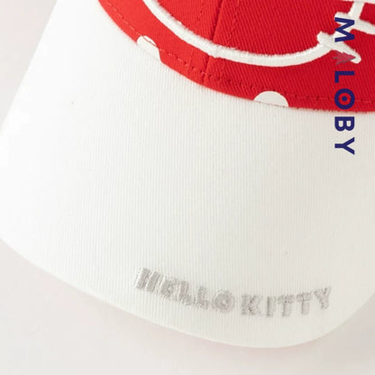 Casquette respirante motif hello Ketty enfant fille -Rouge
