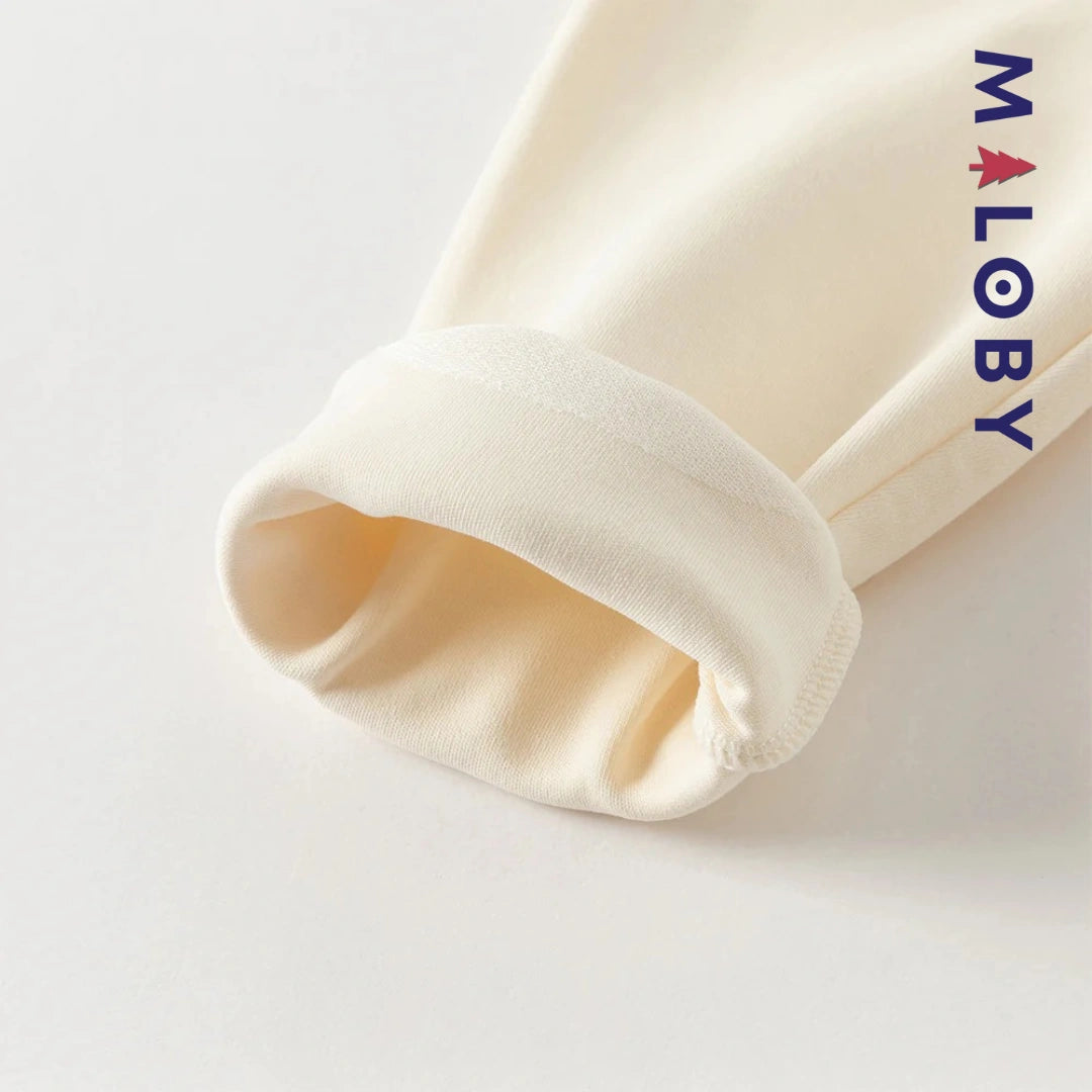 Legging à base brodée enfant fille - beige -robes et ensembles pour filles, bébés et garcons - MALOBY