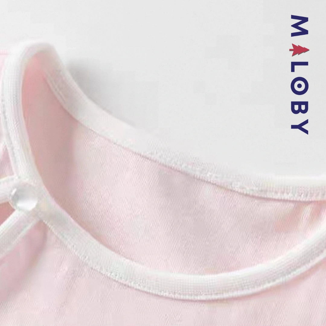 T-shirt d'Eté motif fantaisie enfant fille -Rose