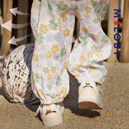Pantalon fluide enfant fille-  imprimé