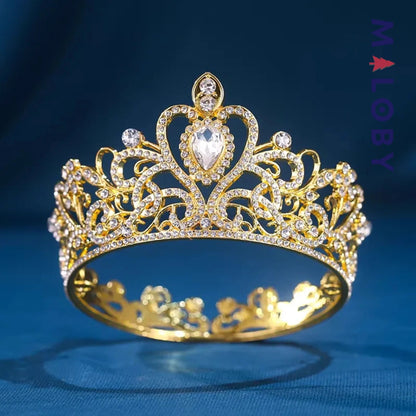 Couronne princesse dorée -robes et ensembles pour filles, bébés et garcons - MALOBY