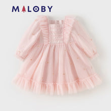 Charger l&#39;image dans la galerie, Robe de princesse à volants - rose pâle -robes et ensembles pour filles, bébés et garcons - MALOBY
