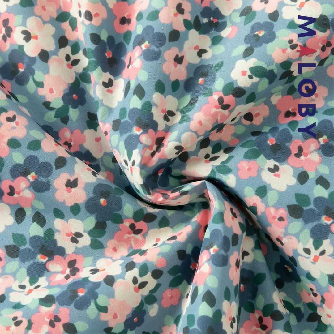 Parka imperméable doublée polaire enfant fille- Floral