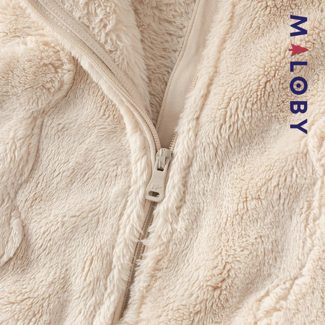 Grenouillère antibactérienne bébé garçon- Beige