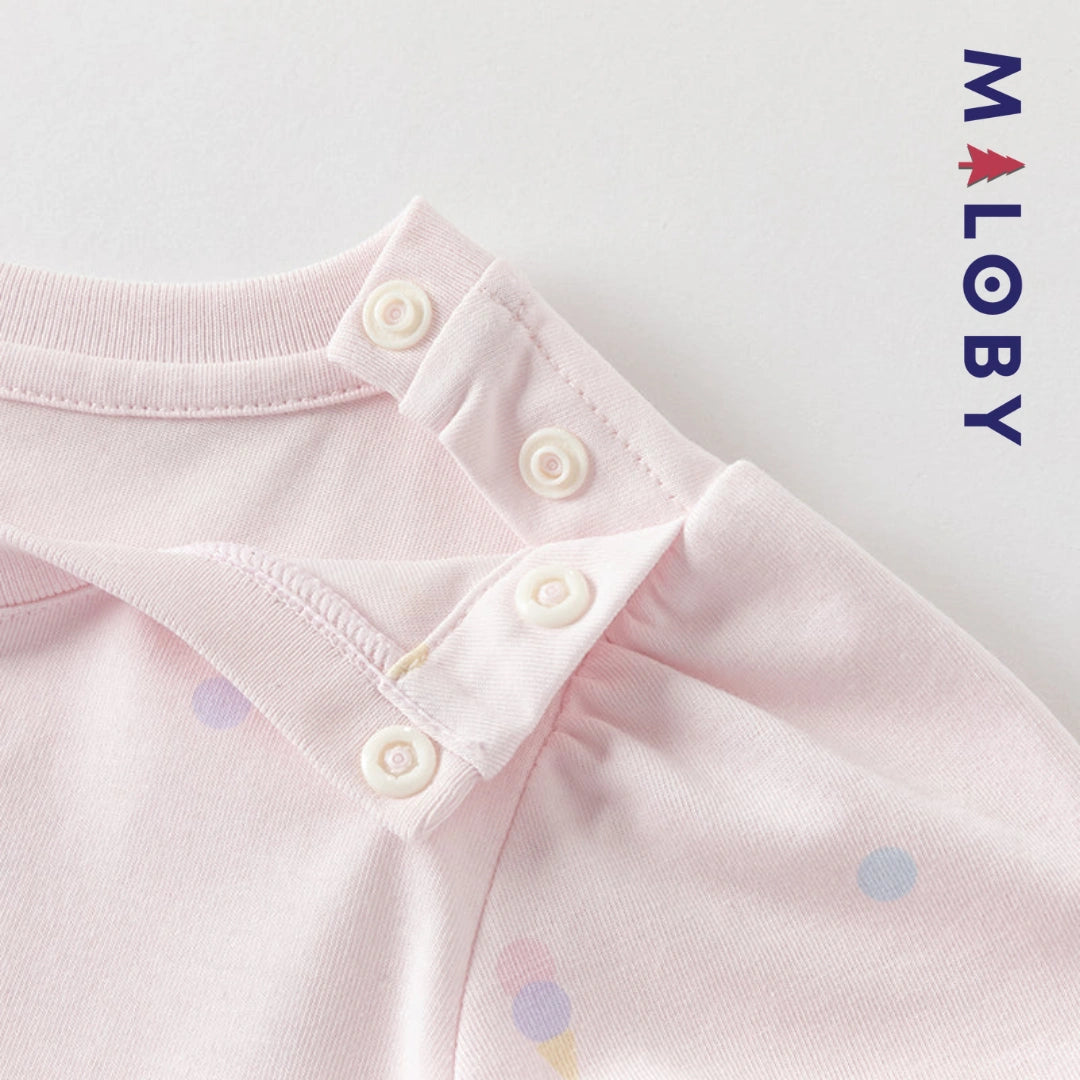 Ensemble robe d'été +sac enfant fille -Rose