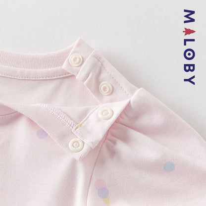 Ensemble robe d'été +sac enfant fille -Rose