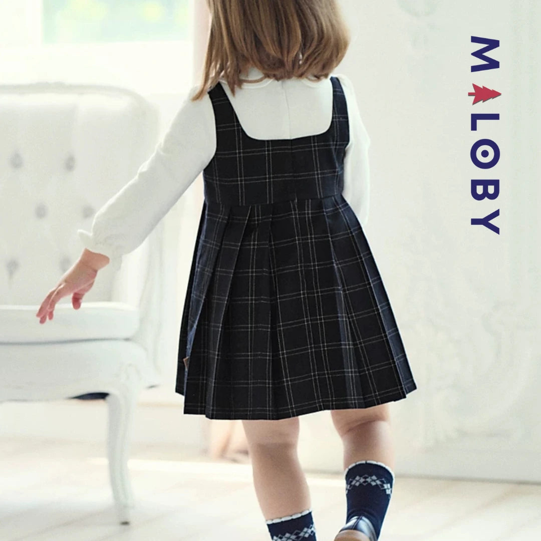 Robe princesse à carreaux- Fille -robes et ensembles pour filles, bébés et garcons - MALOBY