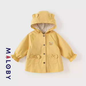 Parka doublée à capuche - Fille -robes et ensembles pour filles, bébés et garcons - MALOBY