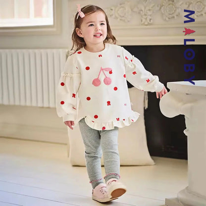 Ensemble 2 pièces sweat + Legging enfant fille- Rose