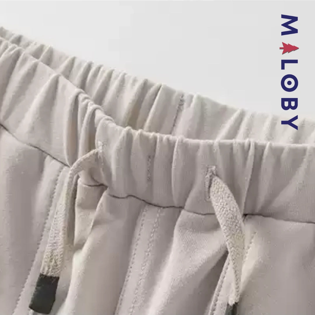 Short sport enfant garçon -Kaki clair