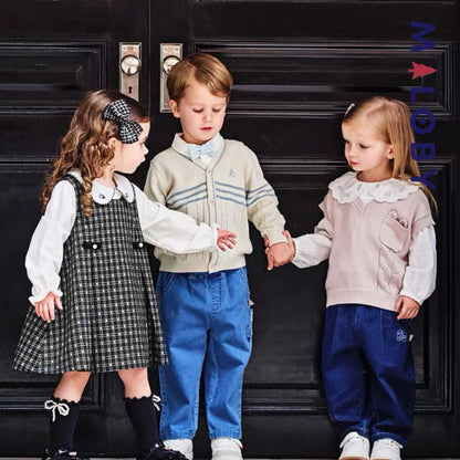 Gilet sans manches enfant fille -Rose -robes et ensembles pour filles, bébés et garcons - MALOBY