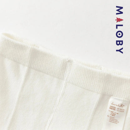 Collant épais design fantaisie enfant fille- beige