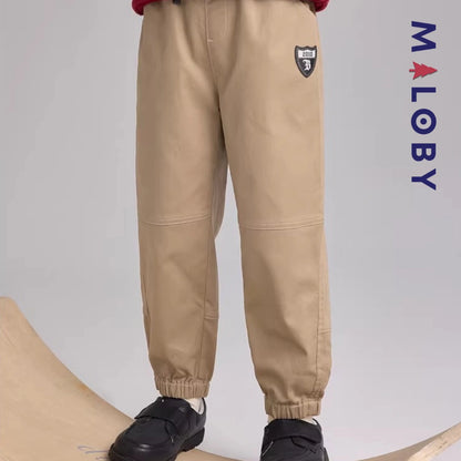 Pantalon jogging décontracté enfant garçon -Kaki -robes et ensembles pour filles, bébés et garcons - MALOBY