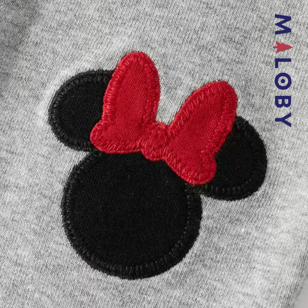 Ensemble Minnie Disney Sweat+Pantalon enfant fille- Rouge/Noir