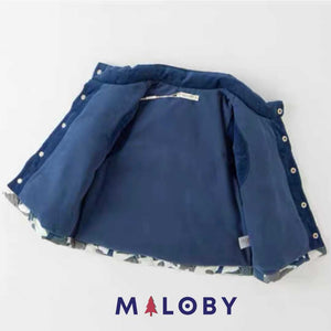 Doudoune sans manches Garçon- Bleu -robes et ensembles pour filles, bébés et garcons - MALOBY