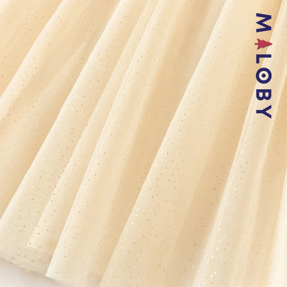 Robe cérémonie  avec Boléro intégré- beige