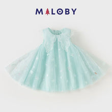 Charger l&#39;image dans la galerie, Robe enfant fille cérémonie - Bleu ciel -robes et ensembles pour filles, bébés et garcons - MALOBY
