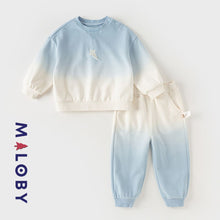 Charger l&#39;image dans la galerie, Ensemble sport garçon sweat + pantalon - Bleu ciel -robes et ensembles pour filles, bébés et garcons - MALOBY
