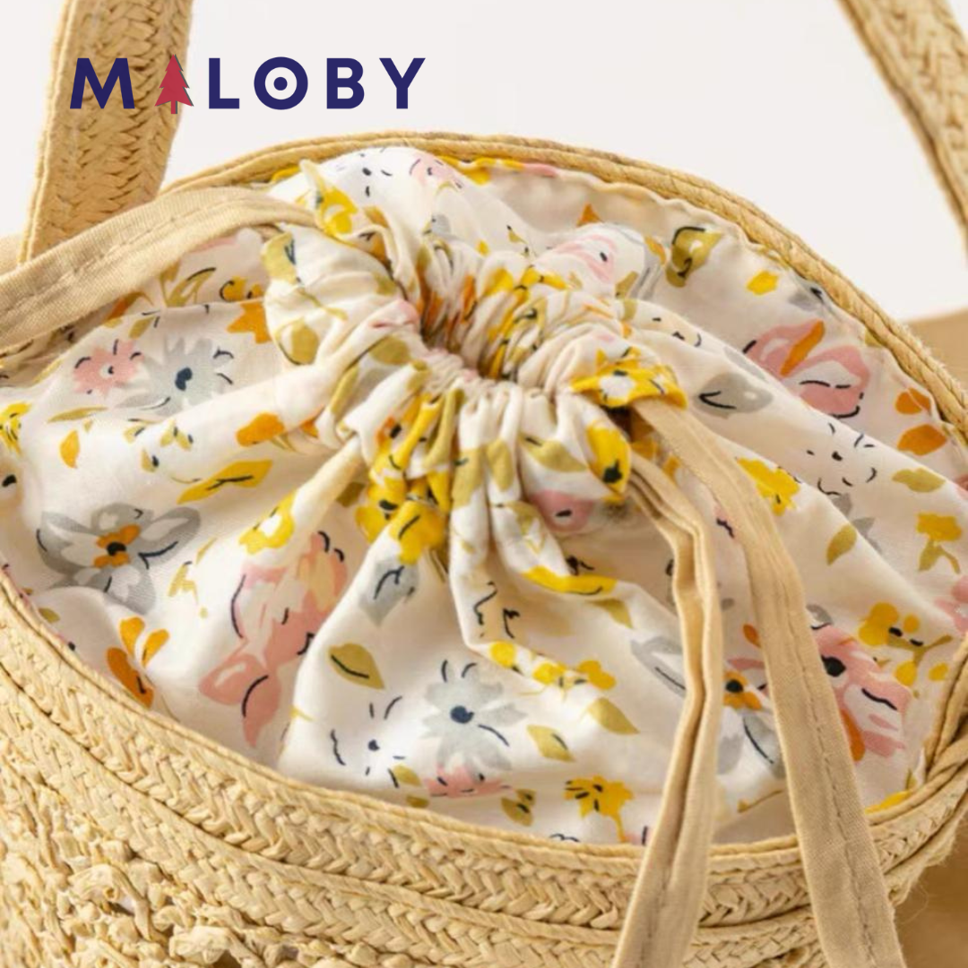 Sac panier Fille- beige -robes et ensembles pour filles, bébés et garcons - MALOBY