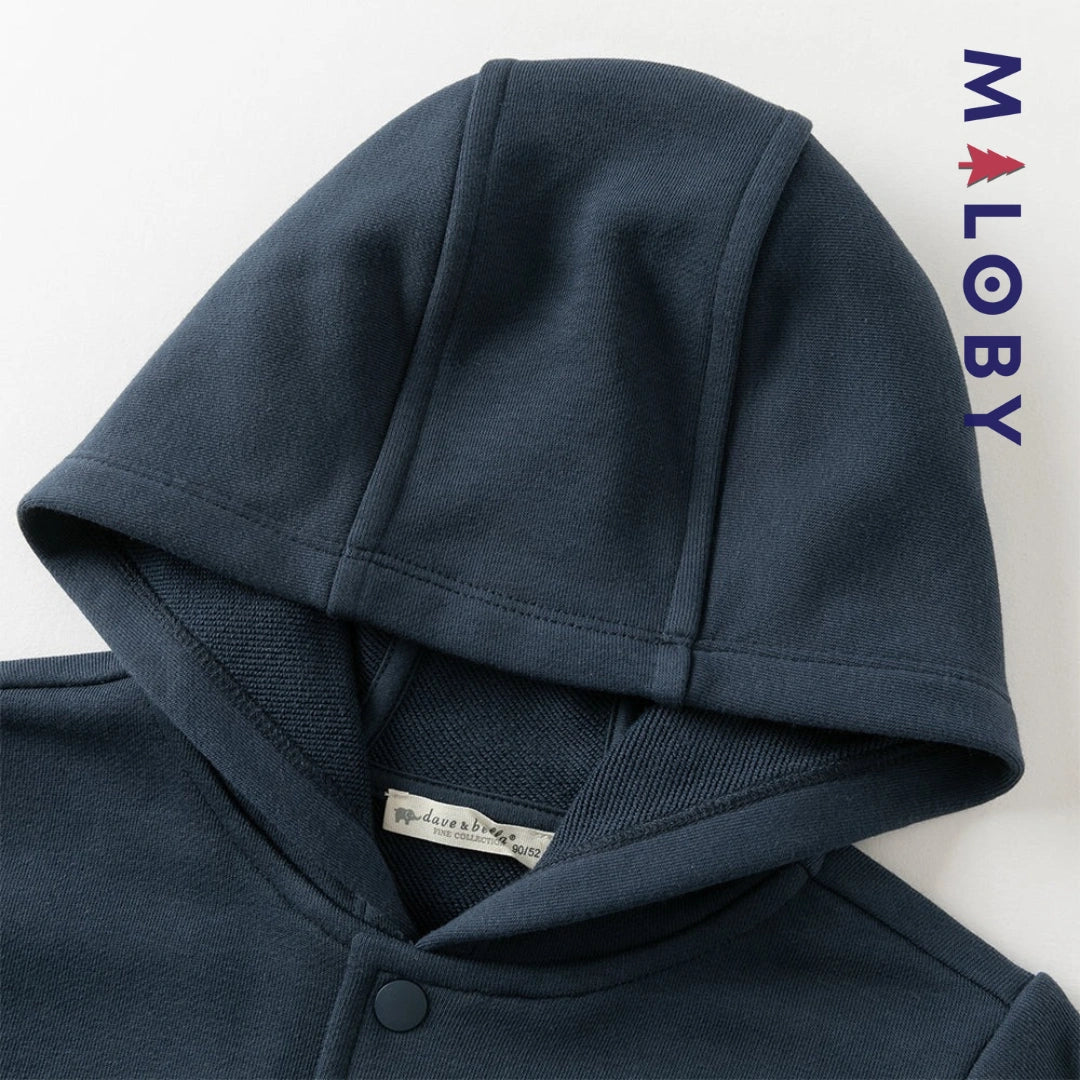 Ensemble 2 pièces sweat+ jogging enfant garçon- marine -robes et ensembles pour filles, bébés et garcons - MALOBY