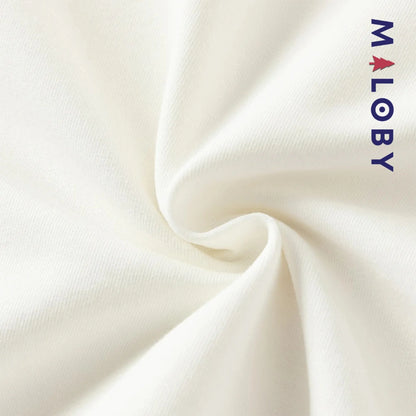 T-shirt à nœud manches longues enfant fille -Blanc -robes et ensembles pour filles, bébés et garcons - MALOBY