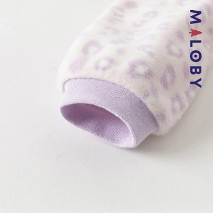 Combinaison longue à capuche motif imprimée