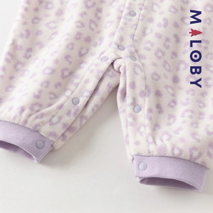 Combinaison longue à capuche motif imprimée