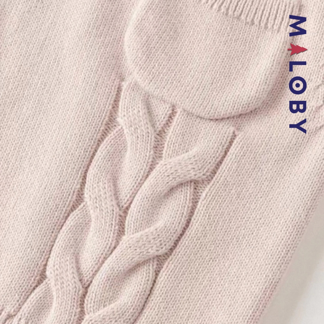 Gilet sans manches enfant fille -Rose -robes et ensembles pour filles, bébés et garcons - MALOBY