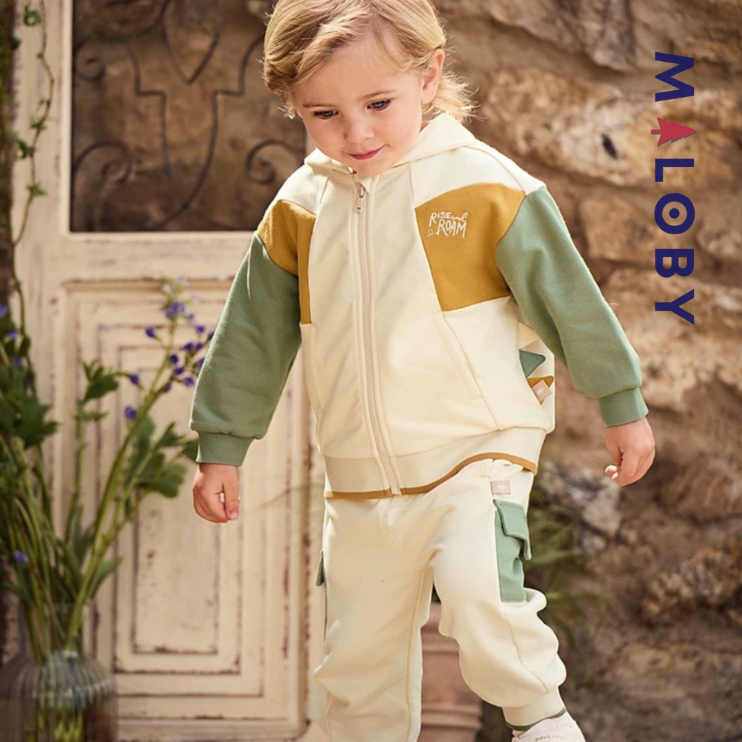 Ensemble Jogging 2 pièces Bicolore- Garçon -robes et ensembles pour filles, bébés et garcons - MALOBY