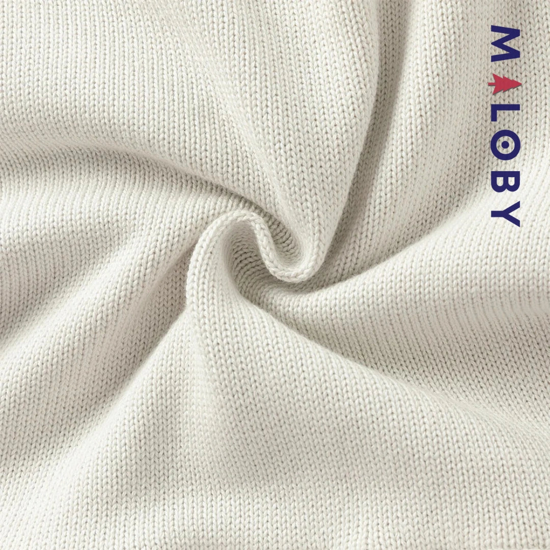 Robe bi-matière motif chat enfant fille- gris