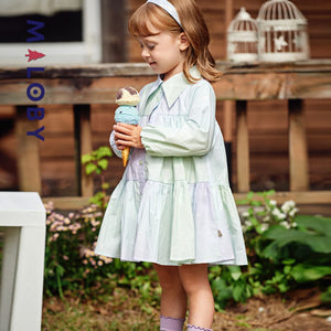 Robe chemise tissu Drapé - Fille -robes et ensembles pour filles, bébés et garcons - MALOBY