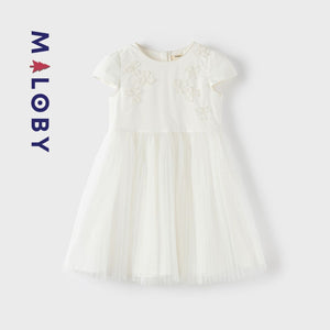 Robe de cérémonie effet 2 en 1 enfant fille - ivoire -robes et ensembles pour filles, bébés et garcons - MALOBY